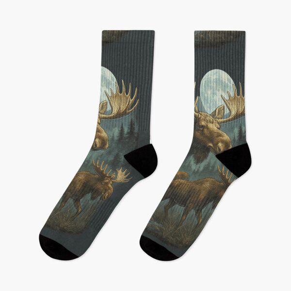 Item preview, Moose Vintage Northern Wilderness designed and sold by Sturdust.