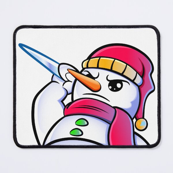 Item preview, Angry Snowman Knife - Funny Winter designed and sold by criptart.