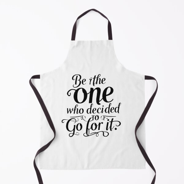 Item preview, Clean black and white SVG “Be the one who decided to go for it”, entrepreneurial motivation for office decor and startup swag designed and sold by AlwaysHome.