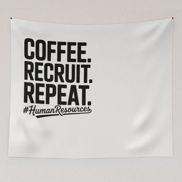 Item preview, Coffee Recruit Repeat HR Gift, Human Resources designed and sold by Silicula.