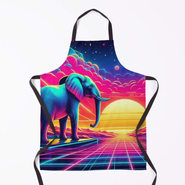 Item preview, cute futuristic elephant designed and sold by Dogandesighn.