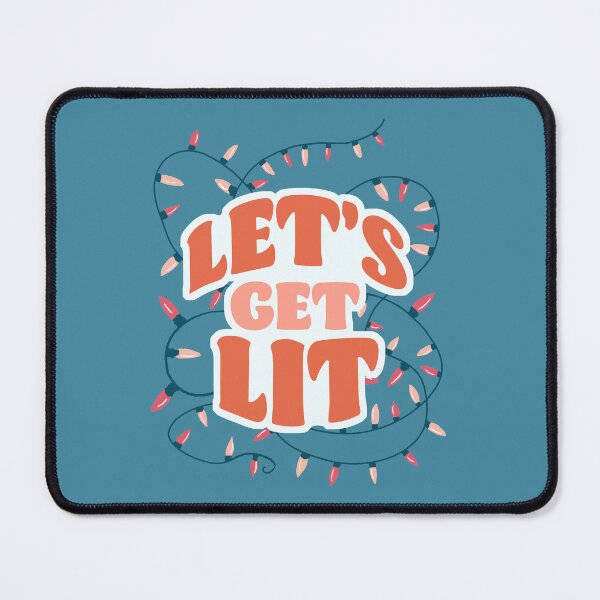 Item preview, Let's get lit Christmas lights designed and sold by Home Cyn Home.