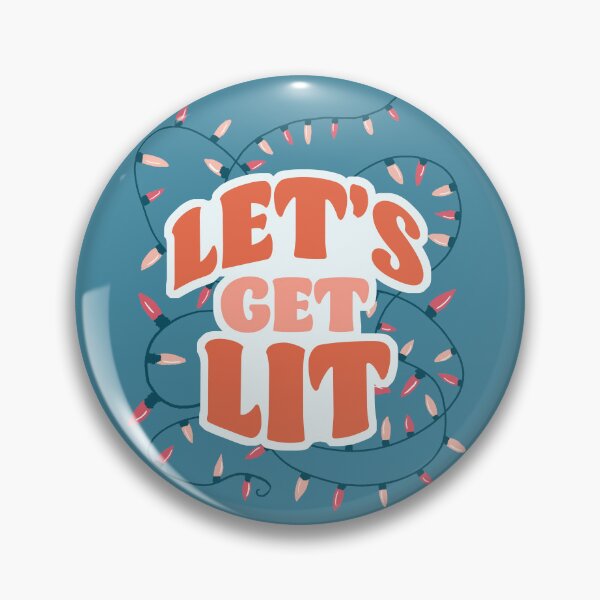 Item preview, Let's get lit Christmas lights designed and sold by Home Cyn Home.