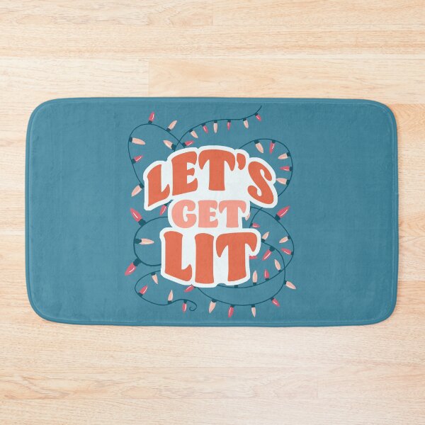 Item preview, Let's get lit Christmas lights designed and sold by Home Cyn Home.
