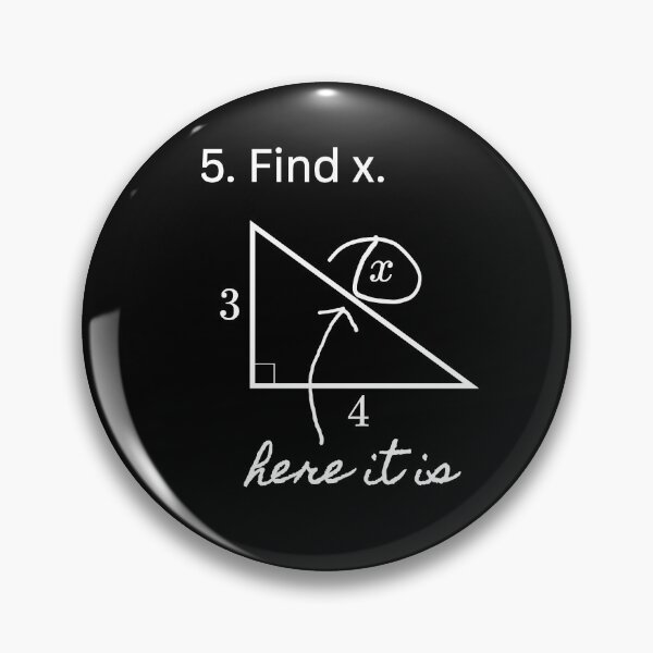 Item preview, Find x. Here it is! Maths Exam Humour Design designed and sold by DoingMaths.