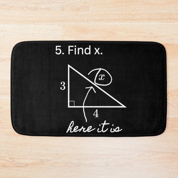 Item preview, Find x. Here it is! Maths Exam Humour Design designed and sold by DoingMaths.
