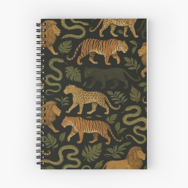 Aperçu de l'œuvre Majesté Sauvage de la Jungle – Lions, Tigres et Serpents créée et vendue par Catiess.