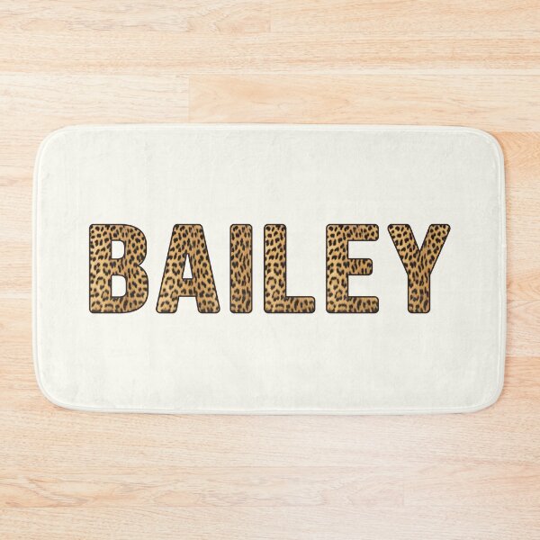 Item preview, Bailey Name Leopard Print designed and sold by Jeallan Designs.