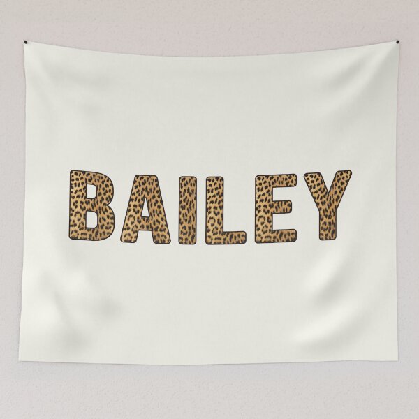 Item preview, Bailey Name Leopard Print designed and sold by Jeallan Designs.