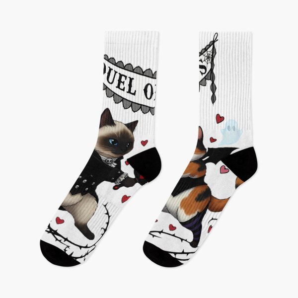 Item preview, Duel of Hearts Vampire Cats | Gothic Valentine's Day designed and sold by meesub.
