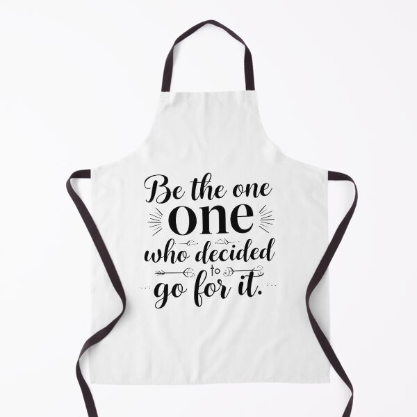 Item preview, Clean black and white SVG “Be the one who decided to go for it”, entrepreneurial motivation for office decor and startup swag designed and sold by AlwaysHome.