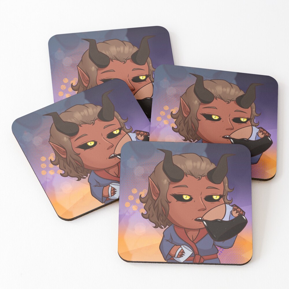 Item preview, Coasters (Set of 4) designed and sold by rinsknife.