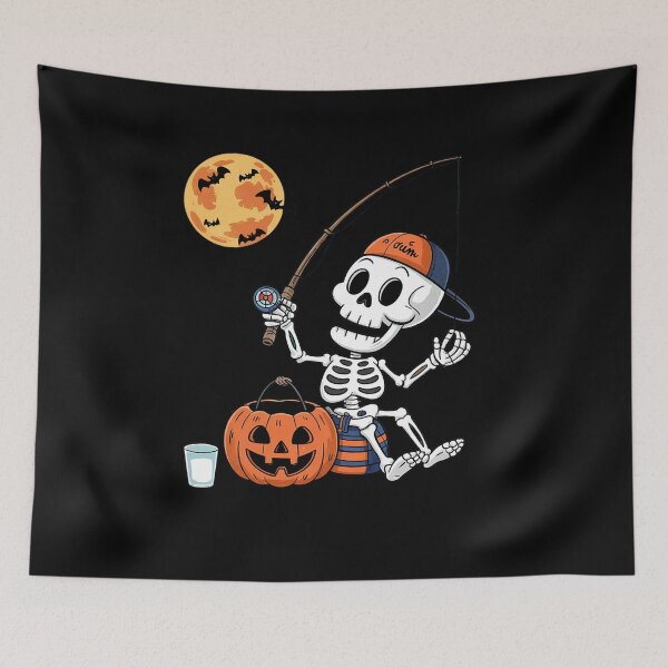 Item preview, Skeleton Fishing Halloween Costume Fishing Boys Kids 3  designed and sold by ClassicAnthony.