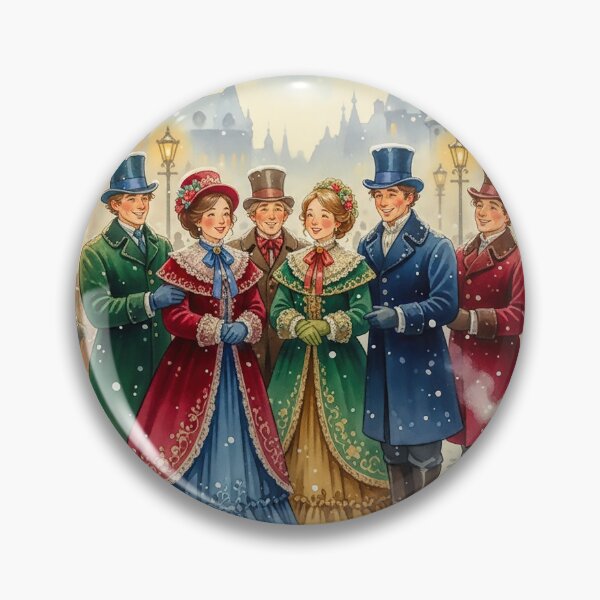 Item preview, Victorian Carol Singers Spreading Christmas Cheer designed and sold by acceleratorhams.