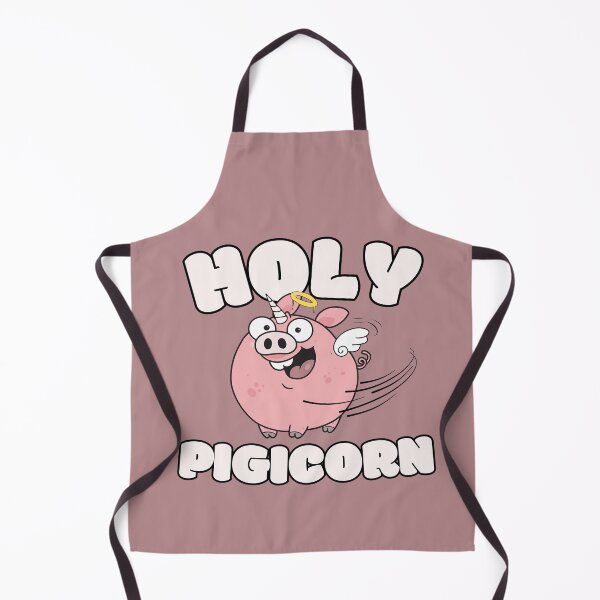Item preview, Holy Pigicorn - Funny Angel Pig Unicorn Cartoon designed and sold by CypisDesign.