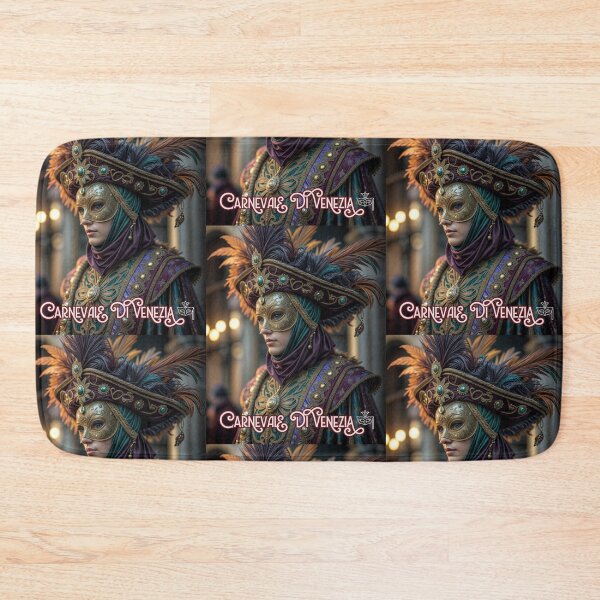 Item preview, Venetian Majesty: Golden Masked Elegance from Carnevale di Venezia designed and sold by ForeverPrintsOK.