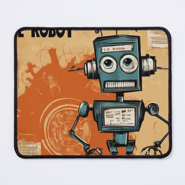 Item preview, Robot Love Art Illustrations Midcentury | #35 designed and sold by NickWhittleArt.