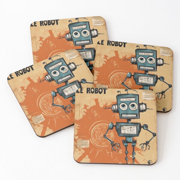 Item preview, Robot Love Art Illustrations Midcentury | #35 designed and sold by NickWhittleArt.