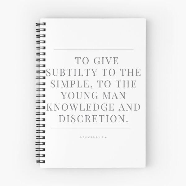 Item preview, Proverbs 1:4 designed and sold by Undonemadenew.