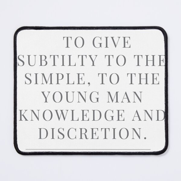 Item preview, Proverbs 1:4 designed and sold by Undonemadenew.