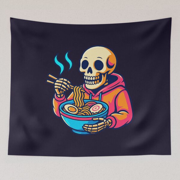 Item preview, Skeleton Ramen designed and sold by thepicassoUA.