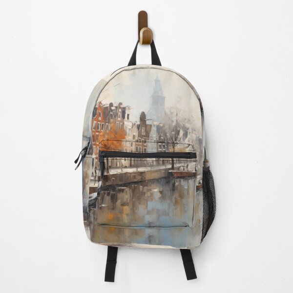 Item preview, Beautiful cityscape inspired by Amsterdam, serene and stunning, the Netherlands designed and sold by Orianah.
