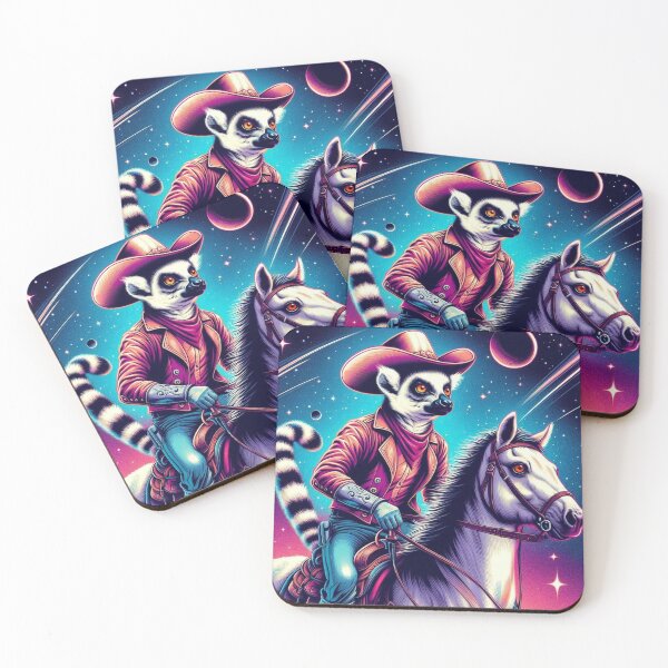 Item preview, Cute cowboy lemur  designed and sold by Dogandesighn.