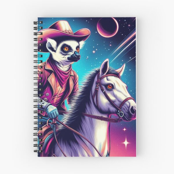 Artikelvorschau, Niedlicher Cowboy-Lemur entworfen und verkauft von Dogandesighn.