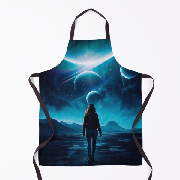 Item preview, Beneath Distant Worlds – Surreal Cosmic Sci-Fi Artwork designed and sold by seamless.