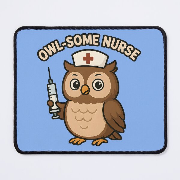 Item preview, Funny Owl Nurse Gift | “Owl-some Nurse” Cute Nurse Quote for Coworkers designed and sold by -TRAZZA-.