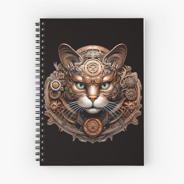 Item preview, Cat steampunk design designed and sold by AngryDuckShopTM.