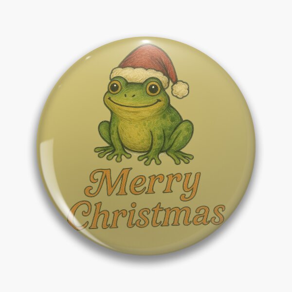 Item preview, Merry Christmas Frog designed and sold by FrictionMaxxing.