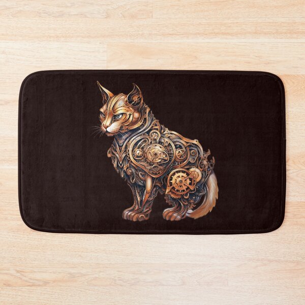 Item preview, Cat steampunk design v2 designed and sold by AngryDuckShopTM.