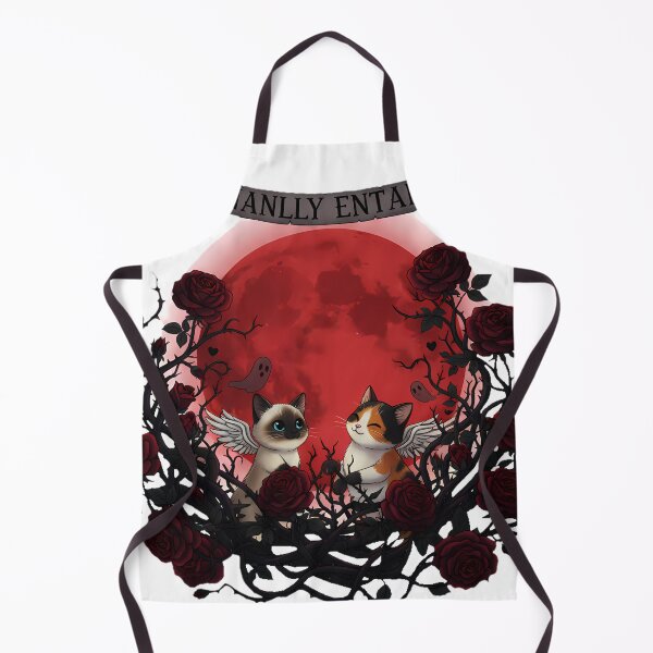 Item preview, Eternally Entangled Cats in Thorny Roses | Gothic Love Story designed and sold by meesub.
