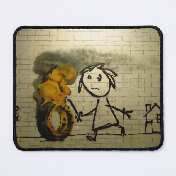 Item preview, Burning Tyre  designed and sold by wiggyofipswich.
