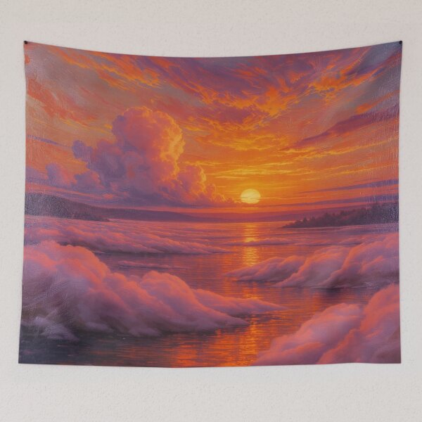 Item preview, Sunset Over Waters designed and sold by Help De Helpers.