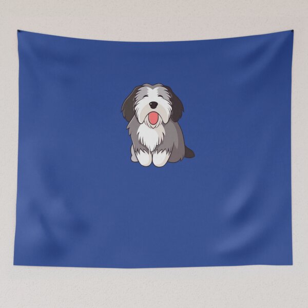 Item preview, Cute Bearded Collie Puppy Sticker1 designed and sold by shopngocthien.