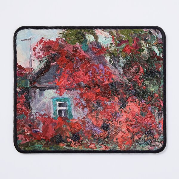 Item preview, Oil painting A house under hops Alexander Cherednichenko designed and sold by ukrainianvin.