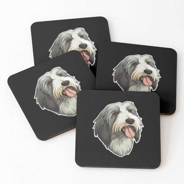 Item preview, cute bearded collie Sticker1 designed and sold by shopngocthien.
