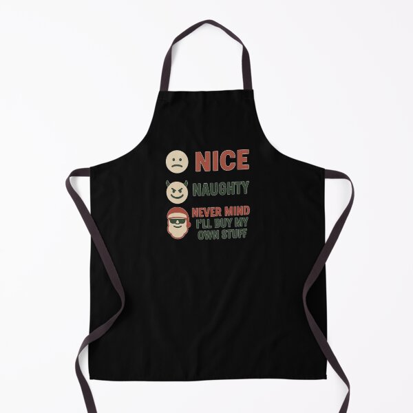 Item preview, Nice Naughty Never Mind Funny Santa Xmas Joke designed and sold by NightWisdom.