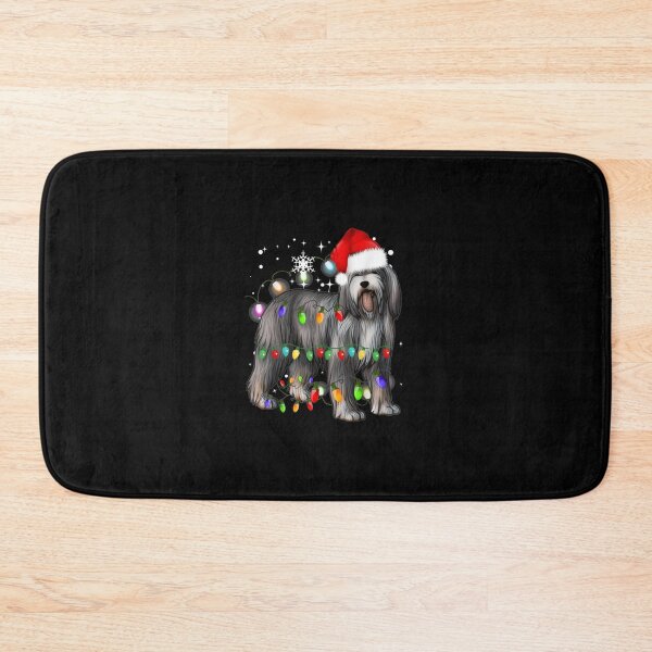 Item preview, Christmas Lights Bearded Collie Dog  designed and sold by shopngocthien.