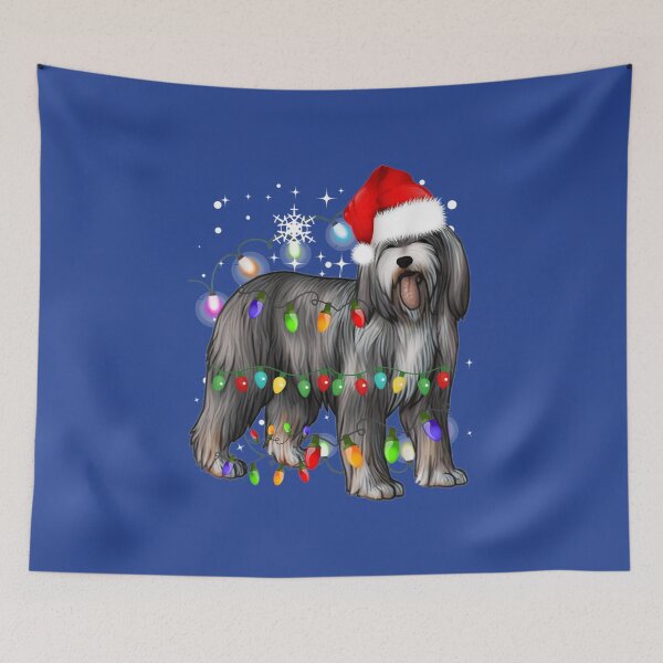 Item preview, Christmas Lights Bearded Collie Dog  designed and sold by shopngocthien.