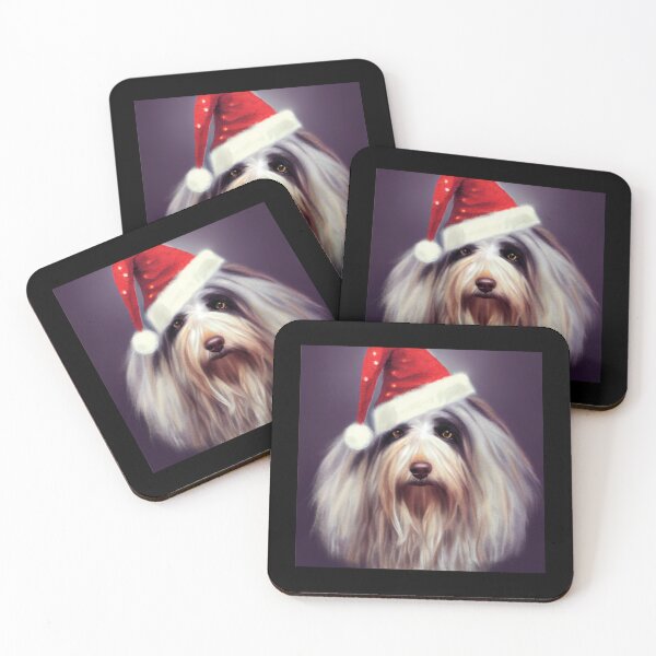 Item preview, Christmas Bearded Collie - Perfect For Animal Lovers Sticker2 designed and sold by shopngocthien.
