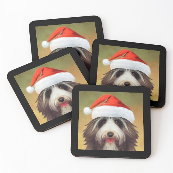 Item preview, Christmas Bearded Collie - Perfect For Animal Lovers Sticker1 designed and sold by shopngocthien.