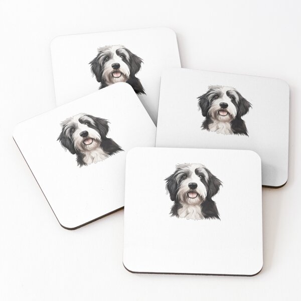 Item preview, Cute Happy Bearded Collie Sticker designed and sold by shopngocthien.