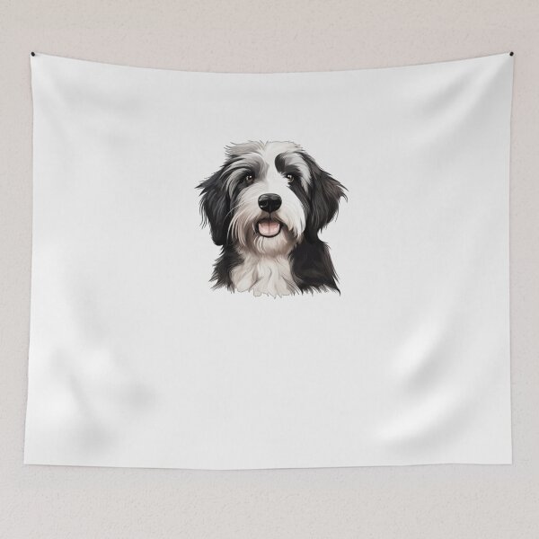 Item preview, Cute Happy Bearded Collie Sticker designed and sold by shopngocthien.