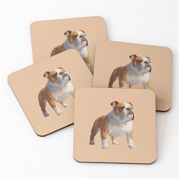 Item preview, Bulldog Low Poly Arte Moderno designed and sold by bsbd-action.