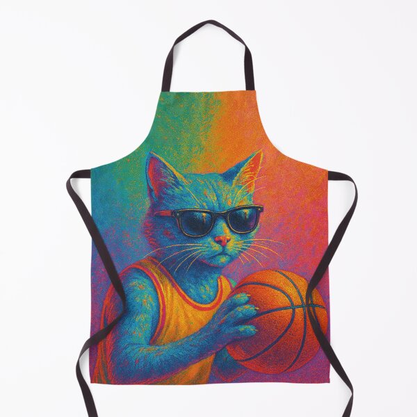 Item preview, cool cat plays basketball designed and sold by Mauswohn.