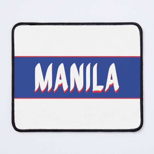 Item preview, Manila Retro Street Sign – Minimalist Travel Design designed and sold by Aesthetic Atlas.