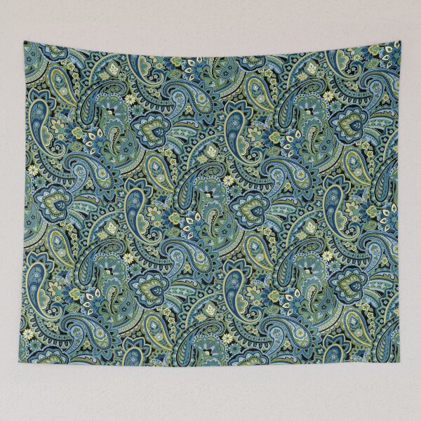 Item preview, Paisley Forest Green designed and sold by Barbara Pixton.
